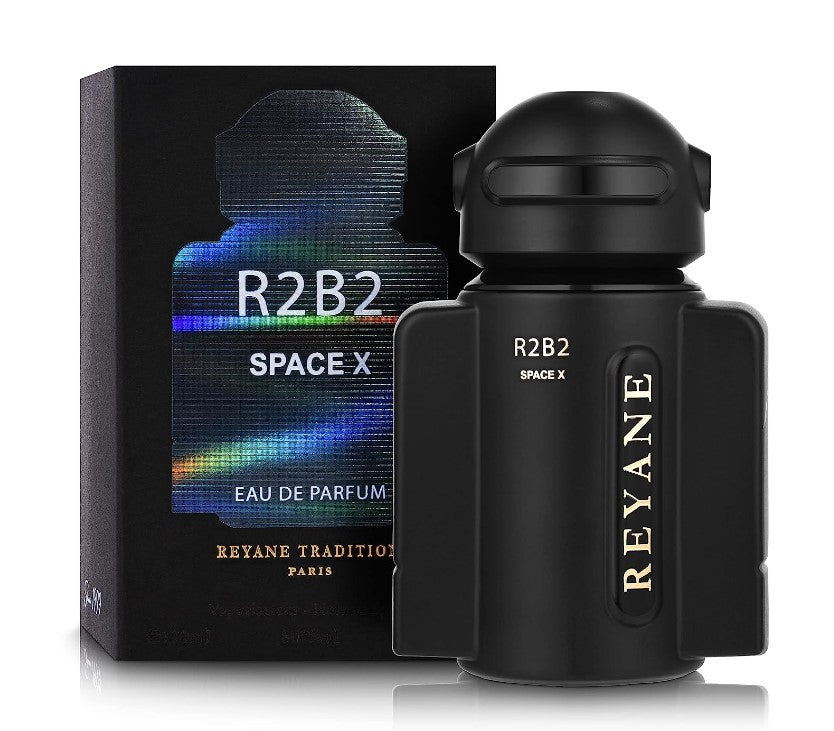 Reyane Tradition R2B2 Space X Bottle and Packaging – Perfumes de Adrian
