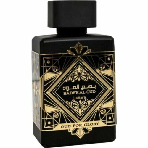 Lattafa Badee Al Oud Perfume Bottle – 3.4OZ - Perfumes de Adrian