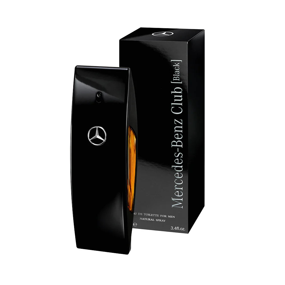 Mercedes-Benz Club Black Packaging – 3.4OZ Fragrance - Perfumes de Adrian